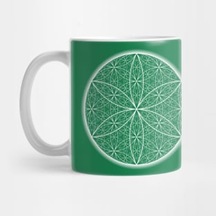 Dimensional Flower of Life - Transparent Mug